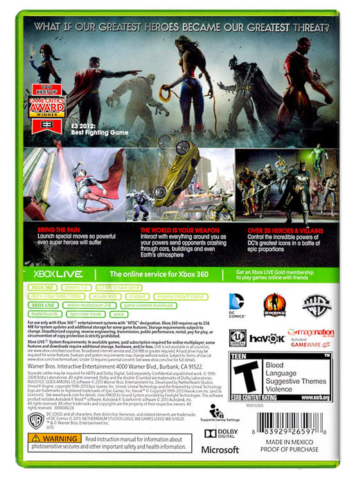Buy Injustice: Gods Among Us for XBOX360