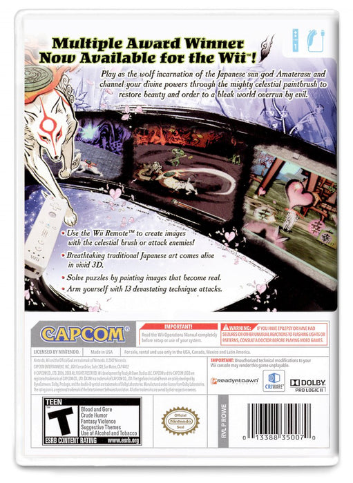 Okami - Nintendo Wii (Refurbished)