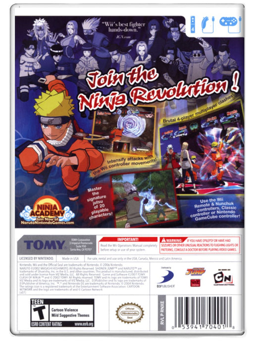 Naruto Clash of Ninja Revolution Wii - Ifrit Jogos e Colecionáveis